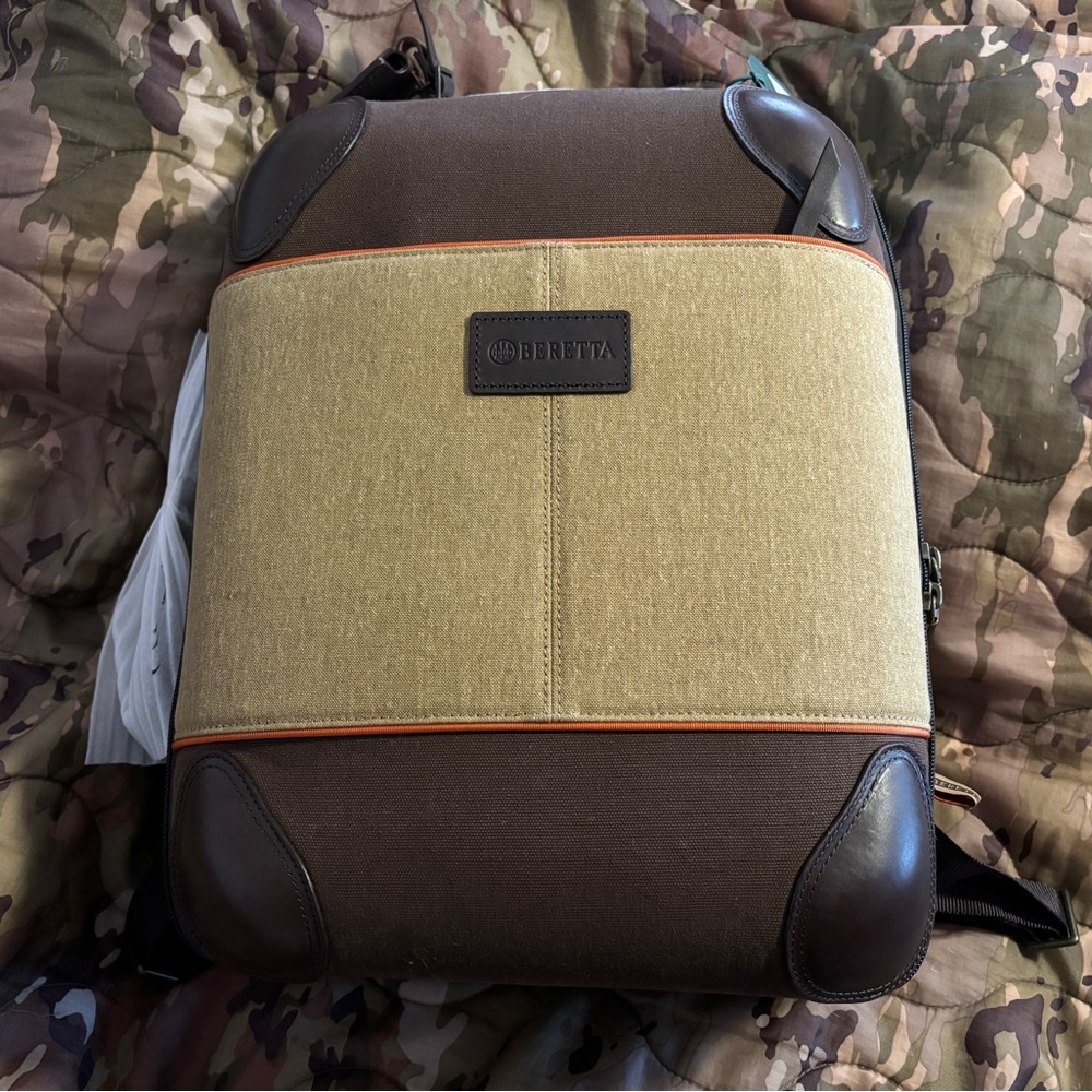 Beretta Canvas and Leather Backpack